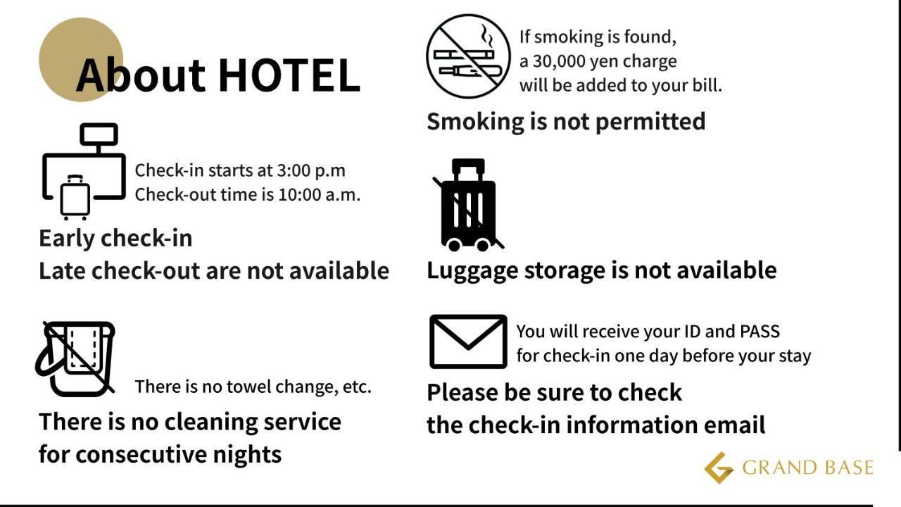 GRAND BASE Hiroshima Hikarimachi Lejlighedshotel Eksteriør billede